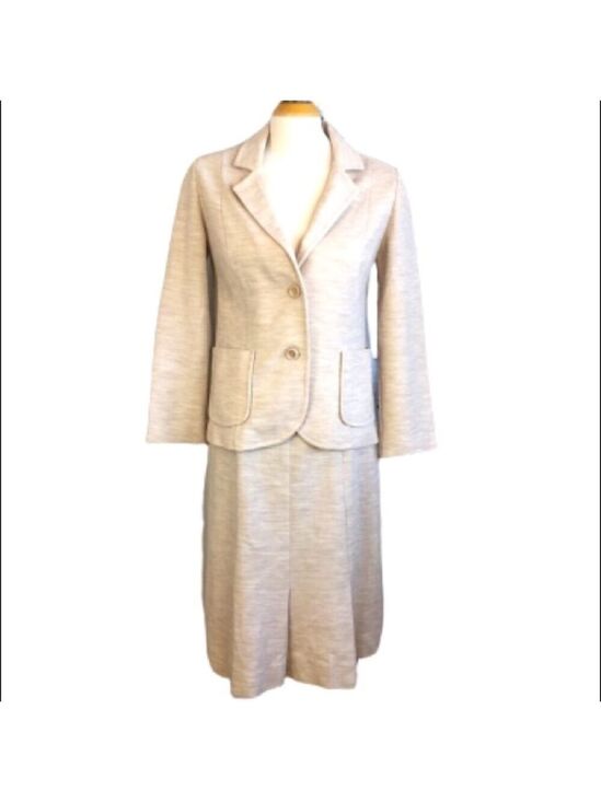 Vintage Dresses & Skirts - Vintage Wool Blend 2 piece Skirt Suit